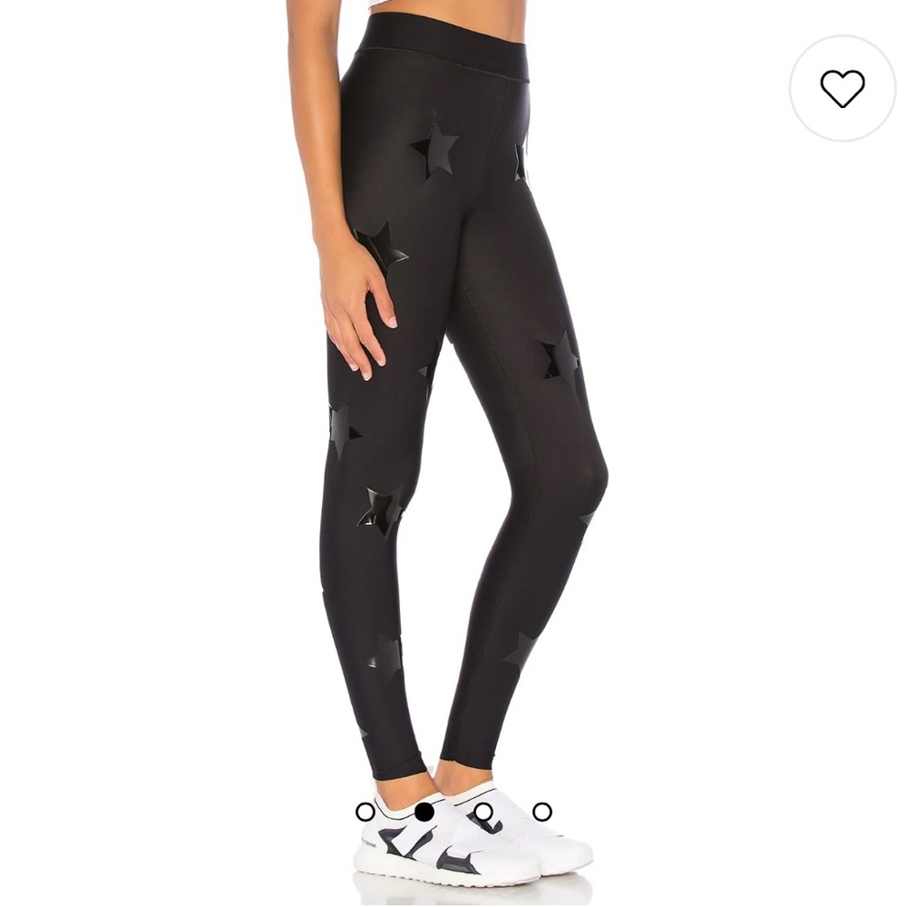 Ultracor Ultra Lux Knockout Star Leggings in Nero & Patent Nero - Sz: L - Picture 2 of 10